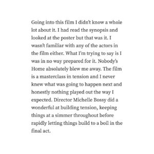 Louisa Erlich Instagram - Some critic reviews we’ve received about the film recently!