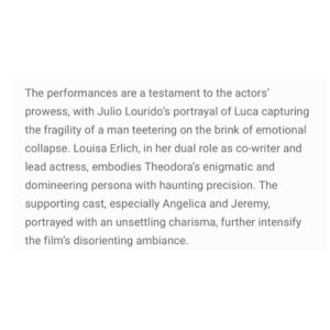 Louisa Erlich Instagram - Some critic reviews we’ve received about the film recently!