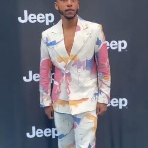 Lovell Adams-Gray Instagram - Shoutout to our friends at @jeep for welcoming us to this very special unveiling of their all-new all-electric Jeep Wagoneer S. 

Completely Chromeless 
Inspired by the Mako shark
This new innovation designed and helmed by the wonderfully talented brother @ralphgilles 

Just take my money already!!! Can’t wait to be behind the wheel of one of these. That Radar Red interior is incredible.

Also shoutout @kidsuper for the 👌🏾 fit! Superb! Thank you and I’m excited to collaborate with you again! 

Saved the best slide for last ;) 

#jeep 
#kidsuper 
#wagoneer 
#electric 
#design