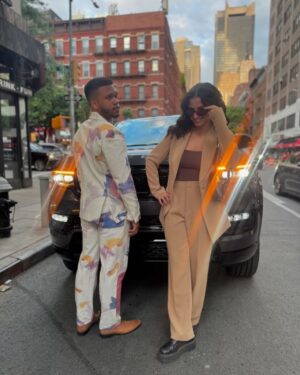 Lovell Adams-Gray Instagram - Shoutout to our friends at @jeep for welcoming us to this very special unveiling of their all-new all-electric Jeep Wagoneer S. 

Completely Chromeless 
Inspired by the Mako shark
This new innovation designed and helmed by the wonderfully talented brother @ralphgilles 

Just take my money already!!! Can’t wait to be behind the wheel of one of these. That Radar Red interior is incredible.

Also shoutout @kidsuper for the 👌🏾 fit! Superb! Thank you and I’m excited to collaborate with you again! 

Saved the best slide for last ;) 

#jeep 
#kidsuper 
#wagoneer 
#electric 
#design