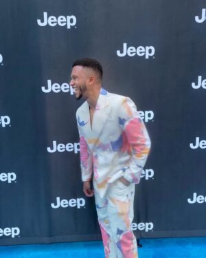 Lovell Adams-Gray Instagram - Shoutout to our friends at @jeep for welcoming us to this very special unveiling of their all-new all-electric Jeep Wagoneer S. 

Completely Chromeless 
Inspired by the Mako shark
This new innovation designed and helmed by the wonderfully talented brother @ralphgilles 

Just take my money already!!! Can’t wait to be behind the wheel of one of these. That Radar Red interior is incredible.

Also shoutout @kidsuper for the 👌🏾 fit! Superb! Thank you and I’m excited to collaborate with you again! 

Saved the best slide for last ;) 

#jeep 
#kidsuper 
#wagoneer 
#electric 
#design