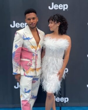 Lovell Adams-Gray Instagram - Shoutout to our friends at @jeep for welcoming us to this very special unveiling of their all-new all-electric Jeep Wagoneer S. 

Completely Chromeless 
Inspired by the Mako shark
This new innovation designed and helmed by the wonderfully talented brother @ralphgilles 

Just take my money already!!! Can’t wait to be behind the wheel of one of these. That Radar Red interior is incredible.

Also shoutout @kidsuper for the 👌🏾 fit! Superb! Thank you and I’m excited to collaborate with you again! 

Saved the best slide for last ;) 

#jeep 
#kidsuper 
#wagoneer 
#electric 
#design
