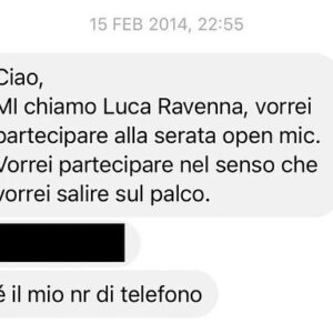 Luca Ravenna Instagram - 19-2-2014 -> 19-2-2024
10 anni dal primo open mic, ai prossimi 10.
Grazie a tutti per ieri sera, è un onore dividere il palco con voi.