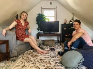 Lucas Adams Instagram - We did it!! Finally everything’s in place for our awesome Zen Den/ Gaming Getaway. We used @wribbn_app to help us figure out exactly what we wanted and easily communicate the things we did/did not like! I guess the next step is to look at some headphones on Wribbn for Shelby so she can meditate while I’m destroying as Bowser in MarioKart64! 😂 Check out the link in my bio to get the @wribbn_app !! It’s free in the App Store!! #soworthit #dreamingmeetsdoing