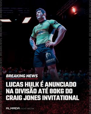 Lucas Barbosa Instagram - HULK ESTÁ NO GAME! 🔥

Lucas Hulk (@lucasbarbosajj) voltou com tudo às competições e vai entrar na briga pelo prêmio de 1 milhão de dólares no evento de Craig Jones.

O curioso é que o craque da Atos vai disputar o CJI na divisão até 80kg! 😲

Hulk é o atual vice-campeão da categoria -88kg do ADCC e inclusive foi convidado para participar da edição desse ano. 

📸 @clearly.its.kelly 

#lucashulk #atos #cji #craigjonesinvitational #craigjones #adcc #jiujitsu #bjj #luta #fight #faixapreta #blackbelt #oss #almadafightmedia