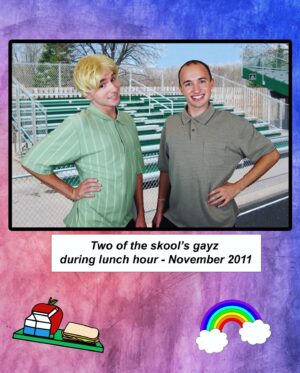 Lucas Cruikshank Instagram - i randomly found my high school yearbook yall!! i miss those days 🤪
