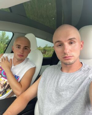 Lucas Cruikshank Instagram - us balds gotta stick together