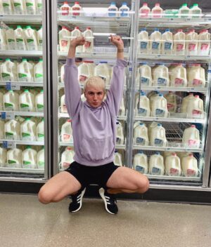Lucas Cruikshank Instagram - milk #ad