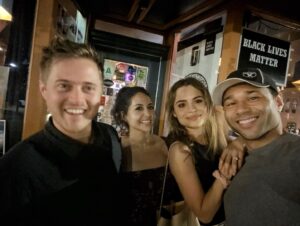 Lucas Grabeel Instagram - Made the trek to see @corbinbleu on stage in Mary Poppins at the #Muny. It always warms my heart to see you onstage, Brother! @rihamelounsi and I had so much fun hanging out with you and @sashclements. Total love fest! 😆❤️❤️❤️