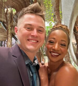 Lucas Grabeel Instagram - When you go with @rihamelounsi to @vanessahudgens and @cotuck ‘s magical wedding and have such a great time with old and new friends that you forget to take a freakin pic with the beautiful couple. 🤦‍♂️ Love you V   C ! Thank you for being you! Your love is immense and inspiring! ❤️