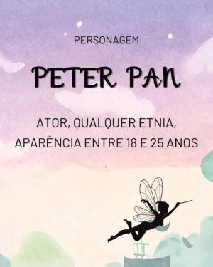 Luccas Papp Instagram - As inscrições para as audições de ”Peter Pan - Crescer é Preciso” estão abertas! 🎭 Os convocados farão testes presenciais que serão realizados no dia 24 de janeiro, quarta-feira.

Arraste a imagem para mais detalhes e os perfis dos personagens. Se você preencher os requisitos, é só acessar o link na nossa bio e se inscrever! ✨

Compartilhe com seu amigo artista! Oportunidades são sempre bem-vindas!

ATENÇÃO: as inscrições serão aceitas somente até o dia 12 de janeiro, às 23:59.