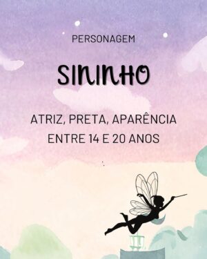 Luccas Papp Instagram - As inscrições para as audições de ”Peter Pan - Crescer é Preciso” estão abertas! 🎭 Os convocados farão testes presenciais que serão realizados no dia 24 de janeiro, quarta-feira.

Arraste a imagem para mais detalhes e os perfis dos personagens. Se você preencher os requisitos, é só acessar o link na nossa bio e se inscrever! ✨

Compartilhe com seu amigo artista! Oportunidades são sempre bem-vindas!

ATENÇÃO: as inscrições serão aceitas somente até o dia 12 de janeiro, às 23:59.