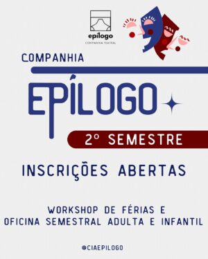 Luccas Papp Instagram - As vagas para o segundo semestre de 2024 da Cia Epilogo estão ABERTAS!!!
Já pensou em fazer teatro? Se a resposta for sim, te convidamos a conhecer nosso trabalho!

- Oficinas semestrais montagem teatral INÉDITAS (vários dias e horários) com apresentações ao final do semestre e festival de teatro com premiação.

- Workshops de interpretação para TV e Cinema (tarde e noite) com gravação de monólogo.

- Turma INFANTIL (até 13 anos), e a continuidade da Turma ONLINE! Você pode fazer parte da nossa companhia de qualquer lugar do mundo!

As aulas presenciais acontecem no Teatro das Artes do Shopping Eldorado e as remotas pela plataforma Zoom.

Escolha o melhor dia para você e se inscreva!
Quer saber mais? Chama a gente no WhatsApp que está na nossa bio ou escreva “eu quero!” aqui nos comentários.

Mas corra! As vagas são limitadas! Te esperamos!