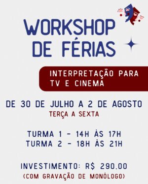 Luccas Papp Instagram - As vagas para o segundo semestre de 2024 da Cia Epilogo estão ABERTAS!!!
Já pensou em fazer teatro? Se a resposta for sim, te convidamos a conhecer nosso trabalho!

- Oficinas semestrais montagem teatral INÉDITAS (vários dias e horários) com apresentações ao final do semestre e festival de teatro com premiação.

- Workshops de interpretação para TV e Cinema (tarde e noite) com gravação de monólogo.

- Turma INFANTIL (até 13 anos), e a continuidade da Turma ONLINE! Você pode fazer parte da nossa companhia de qualquer lugar do mundo!

As aulas presenciais acontecem no Teatro das Artes do Shopping Eldorado e as remotas pela plataforma Zoom.

Escolha o melhor dia para você e se inscreva!
Quer saber mais? Chama a gente no WhatsApp que está na nossa bio ou escreva “eu quero!” aqui nos comentários.

Mas corra! As vagas são limitadas! Te esperamos!