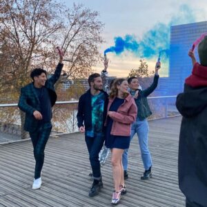 Lucie Fagedet Instagram - C’EST LA FIN ! 😵‍💫 💙🎬