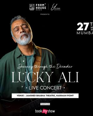 Lucky Ali Instagram - Mumbai!! 
Join me on 27th May at Jamshed Bhabha Theatre, for an intimate gathering which I’ve personally curated..

Book your tickets on BookMyShow now…

Link in bio!