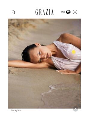 Ludmilla Makowski Instagram - Thanks @graziamexico 🤍

📸 @sylviecastioni 
Makeup by @valdumond 
@galerieduret