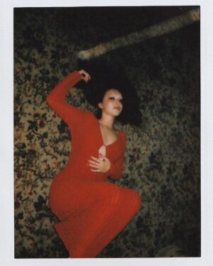 Ludmilla Makowski Instagram - 🌹

Shot by @charlottelobry & @tomlobry 
DA by @christophe.ledx
@dazemgmt
Dress from @nisseofficial