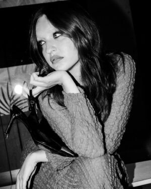 Ludmilla Makowski Instagram - 🖤 

Shot by @charlottelobry & @tomlobry 
DA @christophe.ledx 
@dazemgmt
