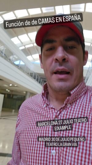 Luis Gerónimo Abreu Instagram - Sábado de Varones !!!! Jejeje ahora monto en las historias como nos fue hoy! Jejej
Ya saben Monólogo CAMAS EN ESPAÑA
BARCELONA 27 DE JULIO TETATO EIXAMPLE
MADROS 30 DE JULIO PEQUEÑO TEATRO DE LA GRAN VIA 
Donde estaban el Bicho y Messi jejeje
OJO OJO OJO para quienes me preguntan en mi biografía  están LOS DOS LINK PARA COMPRAR 
PREVENTA 
NOS VEMOS ALLÁ 
@fabricadecomedia 
@viajescielo 
@claudialagatta
