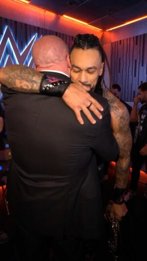 Luis Martinez Instagram - The biggest moment of his career so far, at the biggest #WrestleMania of all time. Congrats to your NEW World Heavyweight Champion, @archerofinfamy