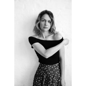 Luise Heyer Instagram - Another photo by @photographed_berlin @janinemarold and @silkezeitzmakeup
This time in #blackandwhite