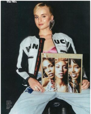 Luise von Finckh Instagram - My first ever double page in a magazine @rollingstone 🤩
And I couldn’t be more delighted than to be talking about my childhood heroes @destinyschild . Thank you for swagging me up @theresagrs  @philippverheyen @paulinahildesheim 🤌🏼