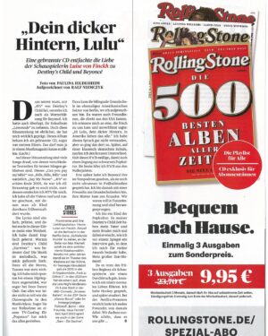 Luise von Finckh Instagram - My first ever double page in a magazine @rollingstone 🤩
And I couldn’t be more delighted than to be talking about my childhood heroes @destinyschild . Thank you for swagging me up @theresagrs  @philippverheyen @paulinahildesheim 🤌🏼