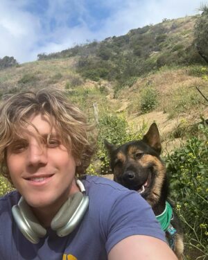 Lukas Gage Instagram - my new son Boris/Bo , i thought  i would foster but foster failed and fell in love! thank you  @bfas_la and @bestfriends_enespanol for saving him from being put down. adopt dont shop and help foster if you can
