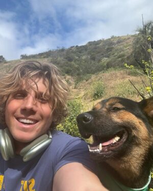Lukas Gage Instagram - my new son Boris/Bo , i thought  i would foster but foster failed and fell in love! thank you  @bfas_la and @bestfriends_enespanol for saving him from being put down. adopt dont shop and help foster if you can