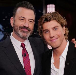 Lukas Gage Instagram - Bbs first late night with @jimmykimmellive TONIGHT discussing @younetflix with mr @jimmykimmel on @abcnetwork