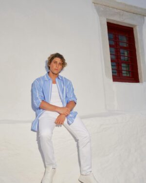 Lukas Gage Instagram - on greek time @tommyhilfiger #tommyfamily