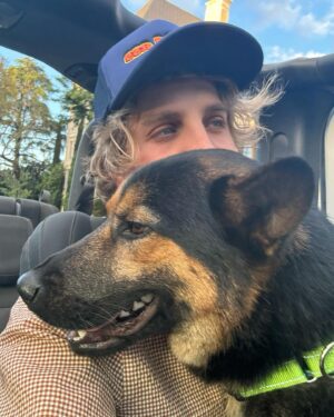 Lukas Gage Instagram - my new son Boris/Bo , i thought  i would foster but foster failed and fell in love! thank you  @bfas_la and @bestfriends_enespanol for saving him from being put down. adopt dont shop and help foster if you can