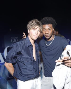Lukas Gage Instagram - Acqua di hotties @armanibeauty #Acquadigio