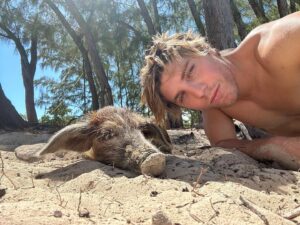 Lukas Gage Instagram - itty bitty piggy island