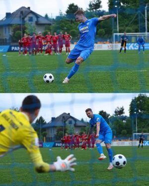 Lukasz Piszczek Instagram - Awansujemy do półfinału 🏆 polski  na szczeblu wojewódzkim. Brawo @lks_goczalkowice ⚽️🔵 Piszemy swoją historię 💪

📸 fot. Wojciech Smolorz