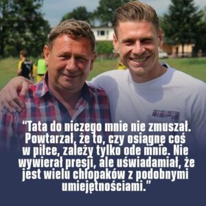 Lukasz Piszczek Instagram - To bardzo ważne, żeby dostać od rodziców drogowskaz, ale jednocześnie mieć w nich pełne wsparcie. Ja miałem to szczęście. Dzięki Tato :) #DzieńOjca