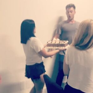Luke Benward Instagram - Ya gotta wait for it, can't blow the candles until the last note has played across the lips of @sterlingbeau #birthdaywisdom #thisvideomakesmelaugh thanks again @arielwinter SUCH a fun night:)