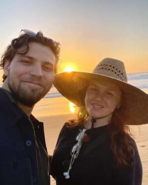 Luke Bilyk Instagram - To a million more adventures together! I promise I won’t make you go scuba diving again! Happy Valentine’s Day my love