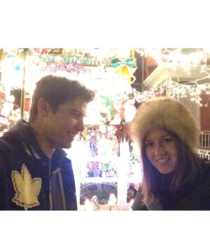 Luke Bilyk Instagram - Six years and one month later we’re back where it all started. So excited to go through this adventure of life together! Starting 2022 off with a….. ring.