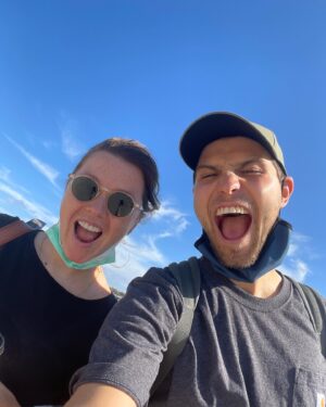 Luke Bilyk Instagram - To a million more adventures together! I promise I won’t make you go scuba diving again! Happy Valentine’s Day my love