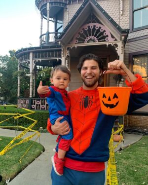 Luke Bilyk Instagram - Don’t worry your friendly neighbourhood Spider-Men are here to eat all your candy!