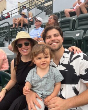 Luke Bilyk Instagram - Starting the tennis addiction early!