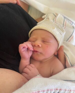 Luke Bilyk Instagram - For nine months we waited to meet you my son, and now I can’t take a moment without looking at you little Elliot Rae Bilyk. Me and mom will put up with all the sleep deprivation that comes along with raising you!