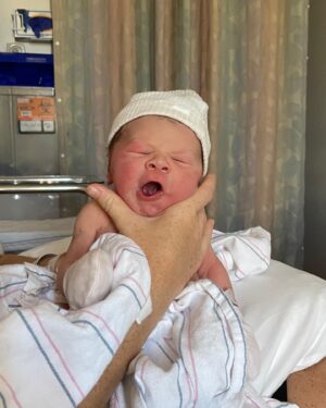 Luke Bilyk Instagram - For nine months we waited to meet you my son, and now I can’t take a moment without looking at you little Elliot Rae Bilyk. Me and mom will put up with all the sleep deprivation that comes along with raising you!