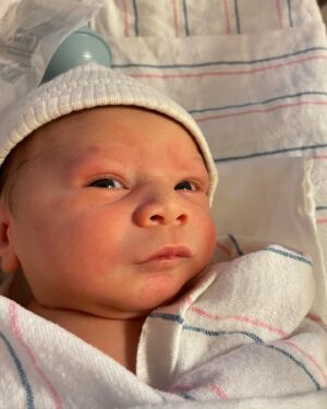 Luke Bilyk Instagram - For nine months we waited to meet you my son, and now I can’t take a moment without looking at you little Elliot Rae Bilyk. Me and mom will put up with all the sleep deprivation that comes along with raising you!