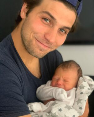 Luke Bilyk Instagram - For nine months we waited to meet you my son, and now I can’t take a moment without looking at you little Elliot Rae Bilyk. Me and mom will put up with all the sleep deprivation that comes along with raising you!