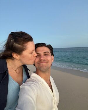 Luke Bilyk Instagram - To a million more adventures together! I promise I won’t make you go scuba diving again! Happy Valentine’s Day my love