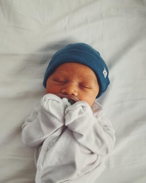 Luke Bilyk Instagram - For nine months we waited to meet you my son, and now I can’t take a moment without looking at you little Elliot Rae Bilyk. Me and mom will put up with all the sleep deprivation that comes along with raising you!