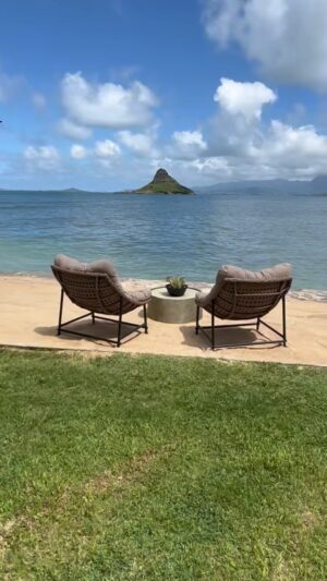 Luke Caldwell Instagram - One of my absolute favorite views!! 🌴Thanks to @bedbathandbeyond we’re able to soak it in with the most comfortable outdoor patio furniture and it’s currently on sale! Take advantage of their President’s Day Sale with up to 70% off 1000s of items! Executive orders are in: it’s time to shop 😉

#bedbathandbeyond #sobeyond